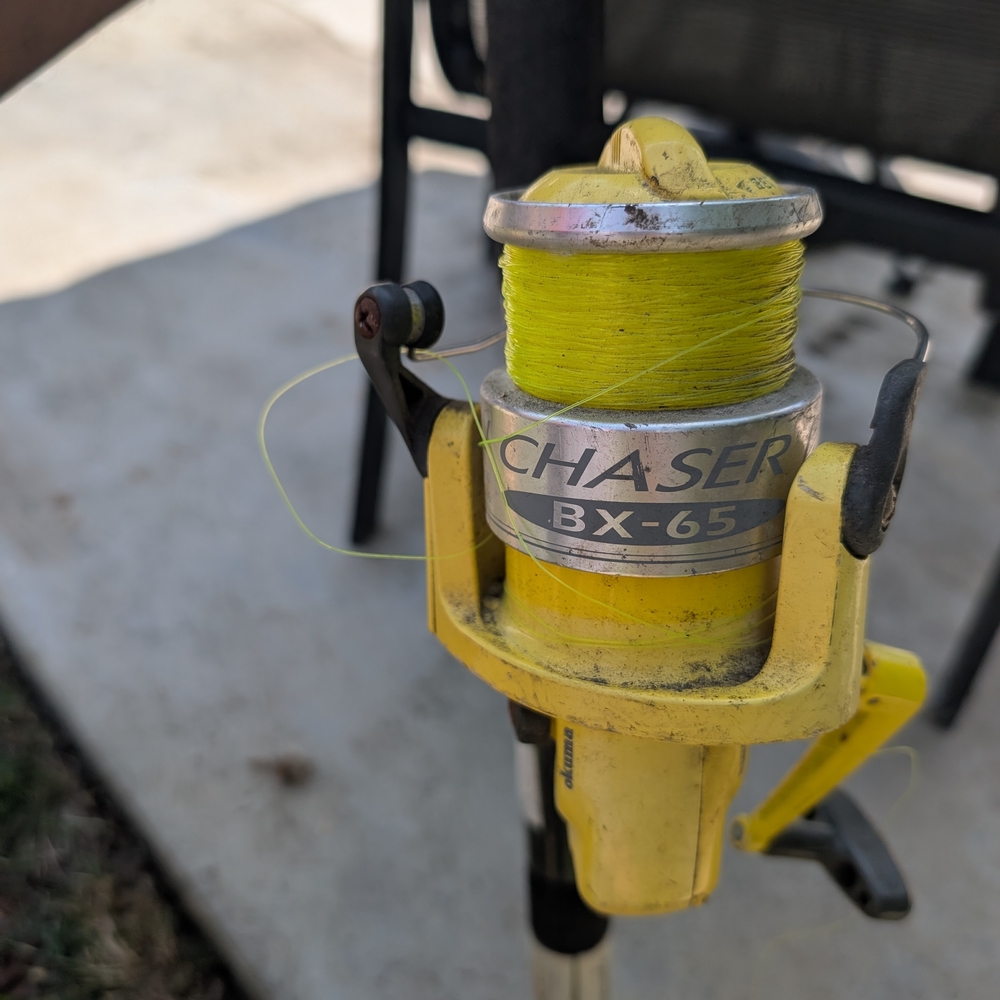 Chaser BX-65 Yellow Fishing Reel